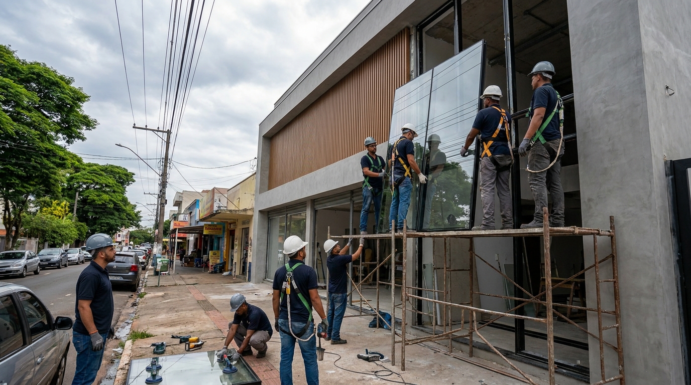 Fachada de Vidro